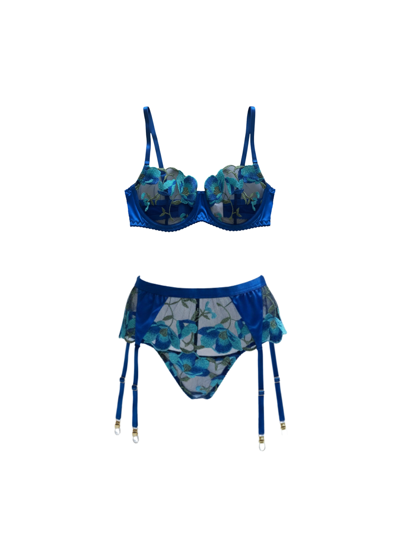 Azure Wave lingerie set