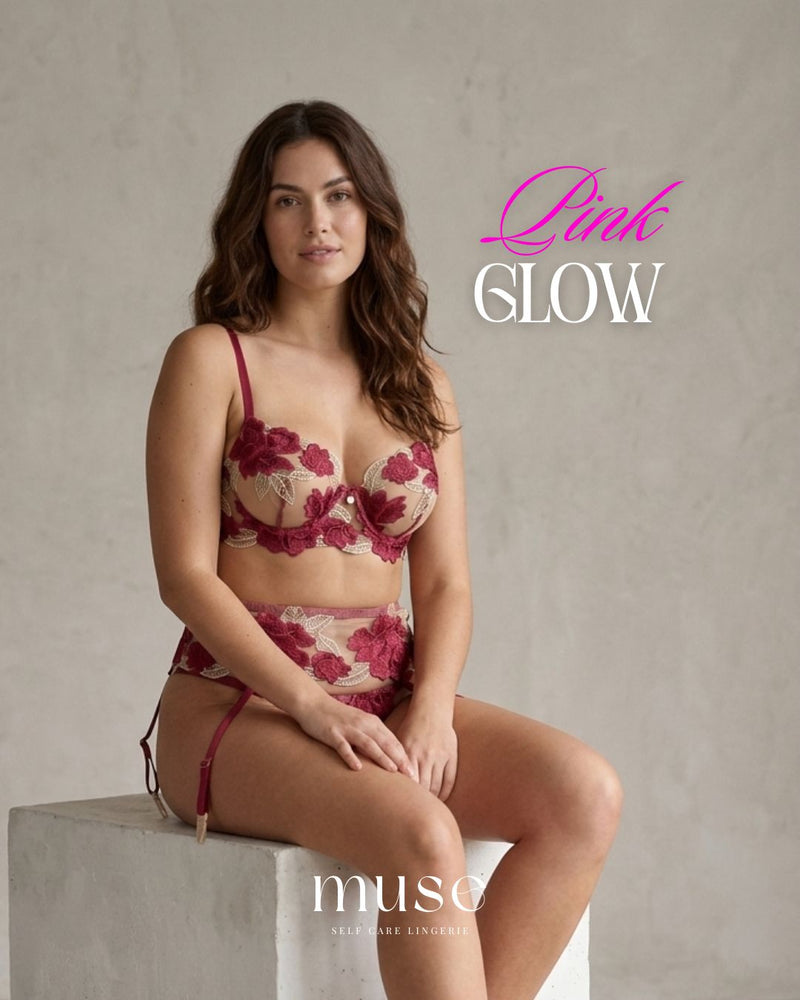 Pink Glow lingerie set