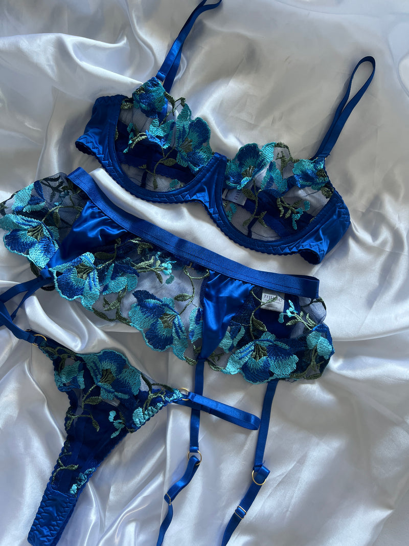 Azure Wave lingerie set