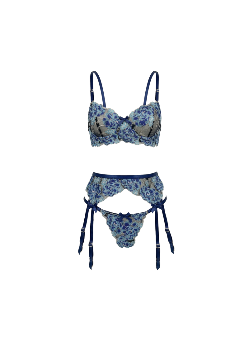 Blue Pearl lingerie set