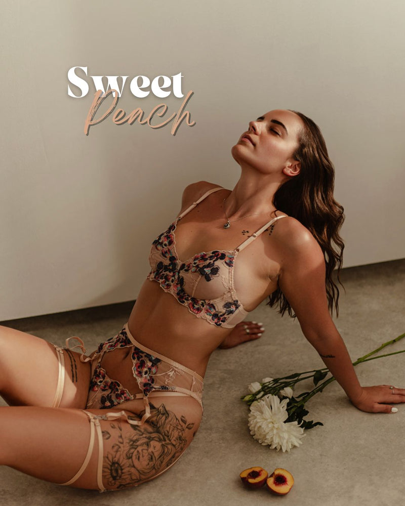 Sweet Peach lingerie set