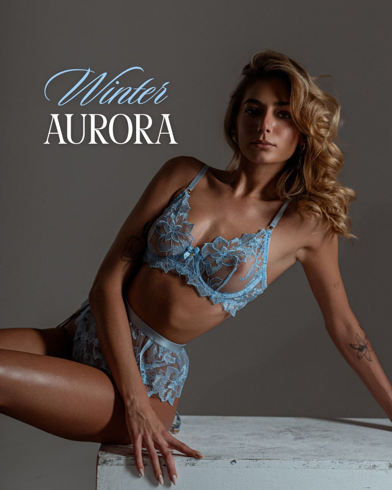 Winter Aurora lingerie set