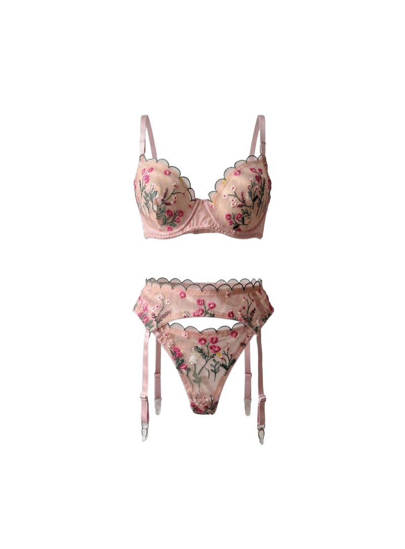 Floral Garden lingerie set