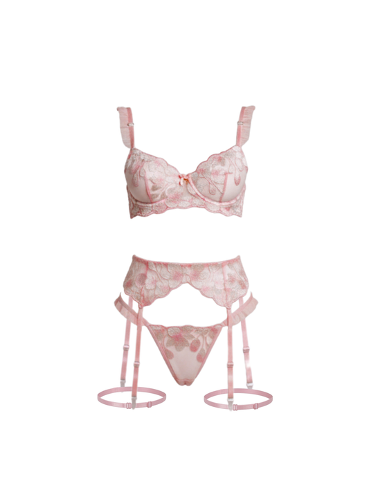 Belle Cerise lingerie set