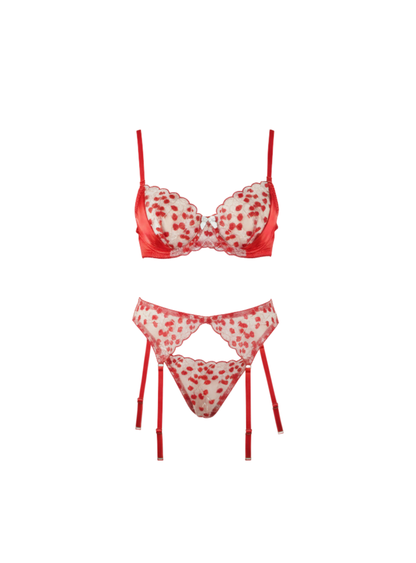 Cherry Lace Set