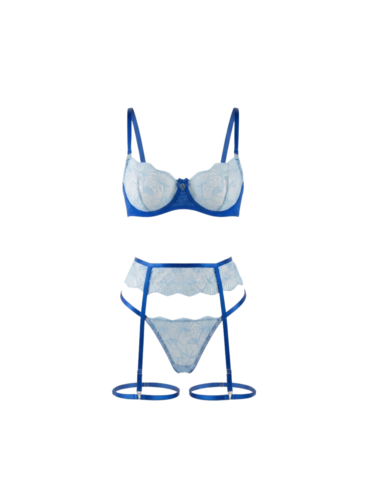 Teal Siren lingerie set