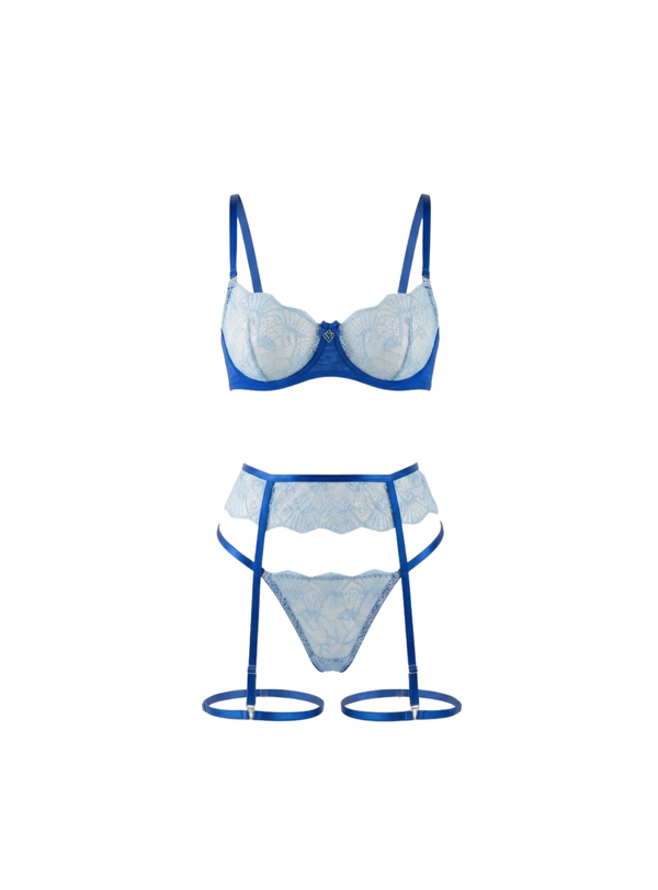 Teal Siren lingerie set