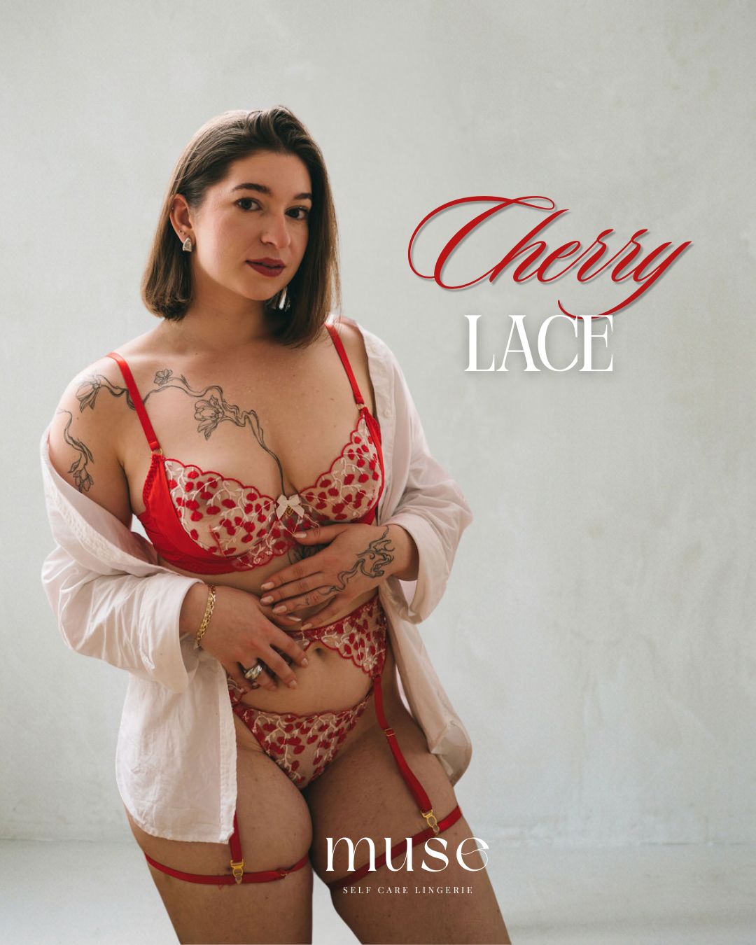 Cherry Lace lingerie set