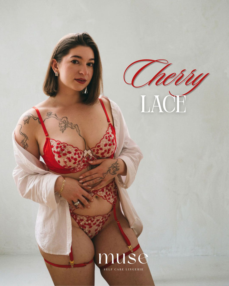 Cherry Lace Set