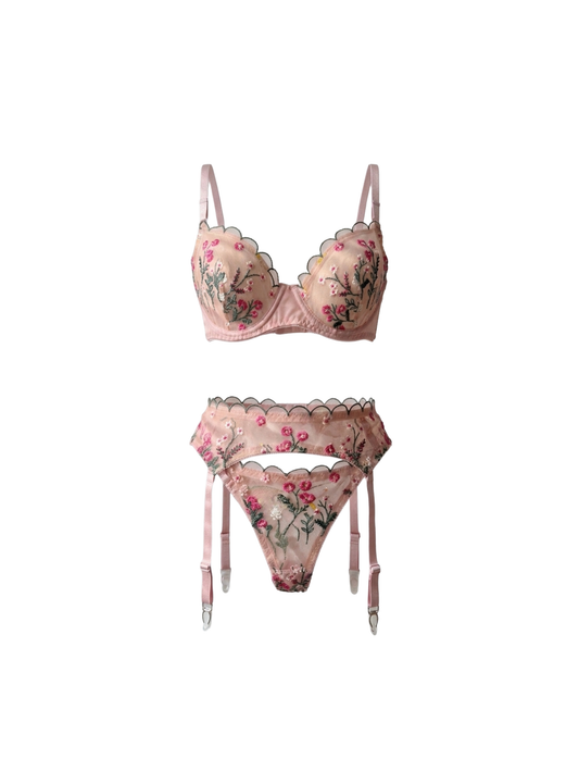 Floral Garden lingerie set